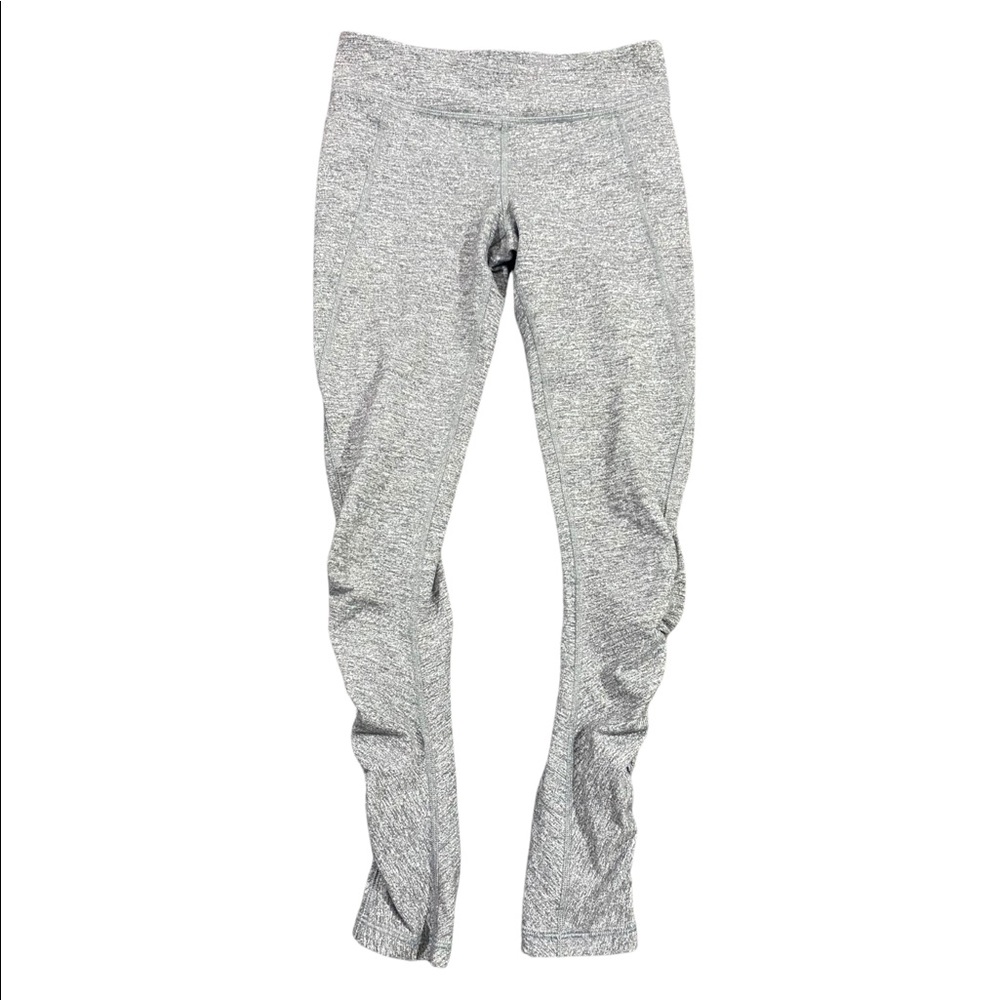 IVIVVA Girls Grey Ruched Leggings